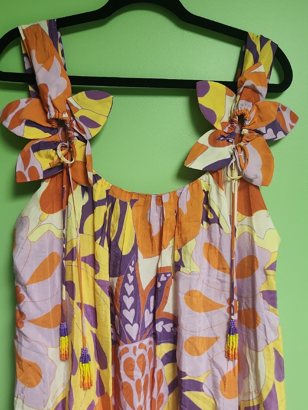 Farm Rio Lee Floral Sleeveless Dress - Picture 2 of 8